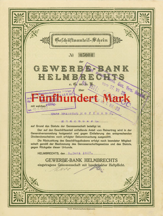 Gewerbe-Bank Helmbrechts eGmbH