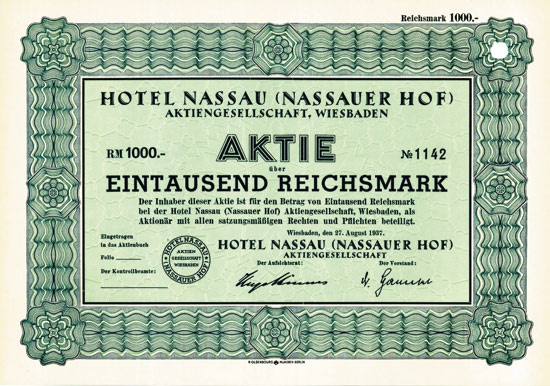 Hotel Nassau (Nassauer Hof) AG