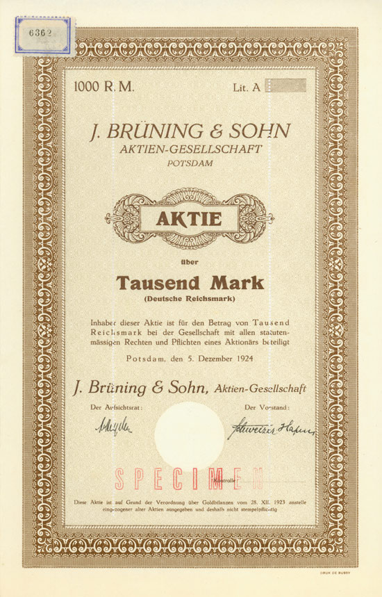 J. Brüning & Sohn AG