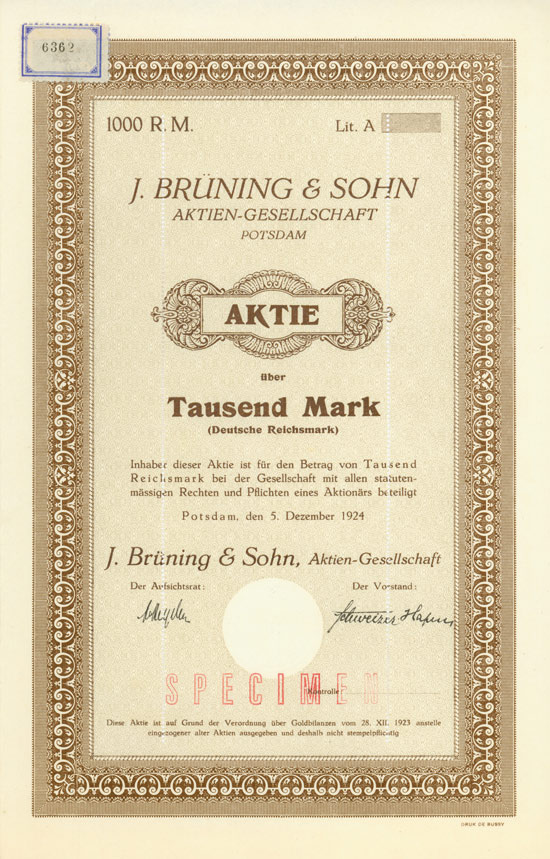 J. Brüning & Sohn AG