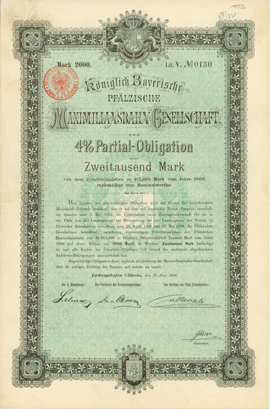 Königlich Bayerische Pfälzische Maximiliansbahn-Gesellschaft