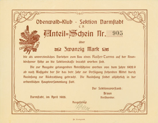 Odenwald-Klub Sektion Darmstadt e. G.