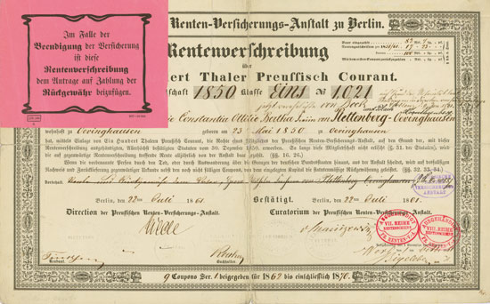 Preußische Renten-Versicherungs-Anstalt zu Berlin