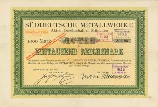 Süddeutsche Metallwerke AG