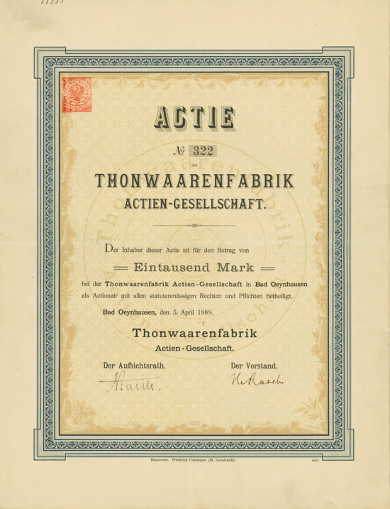 Thonwaarenfabrik AG