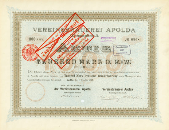Vereinsbrauerei Apolda AG
