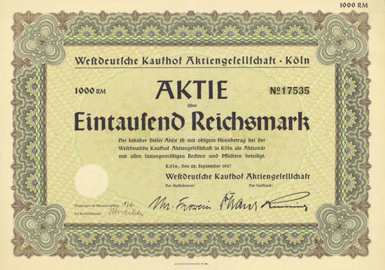 Westdeutsche Kaufhof AG