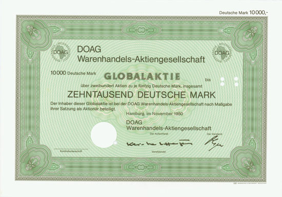 DOAG Warenhandels-AG