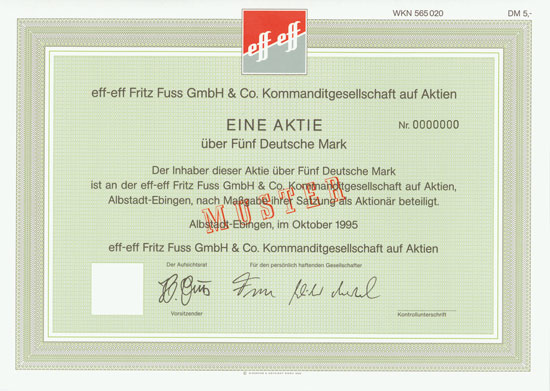 eff-eff Fritz Fuss GmbH & Co. KGaA