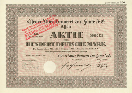 Essener Aktien-Brauerei Carl Funke AG