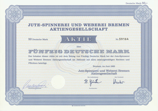 Jute-Spinnerei und Weberei Bremen AG