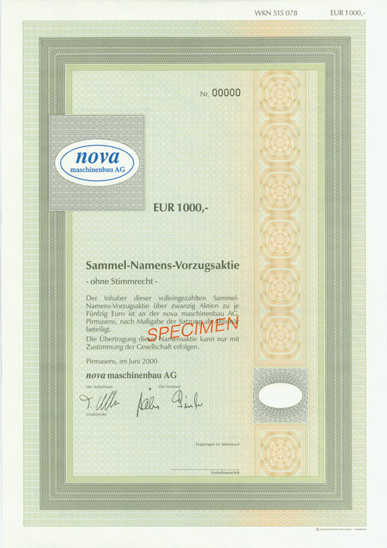 nova maschinenbau AG