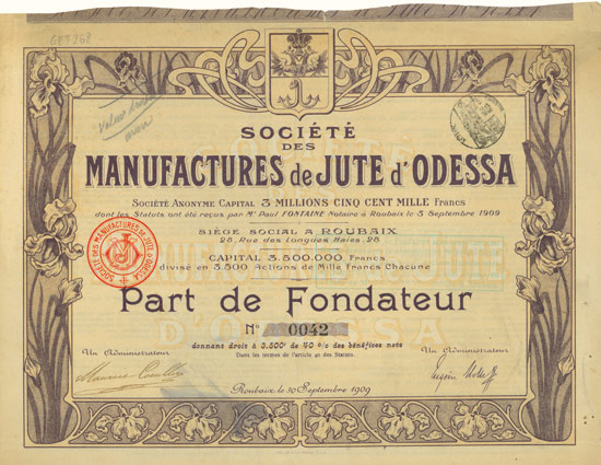Société des Manufactures de Jute d'Odessa