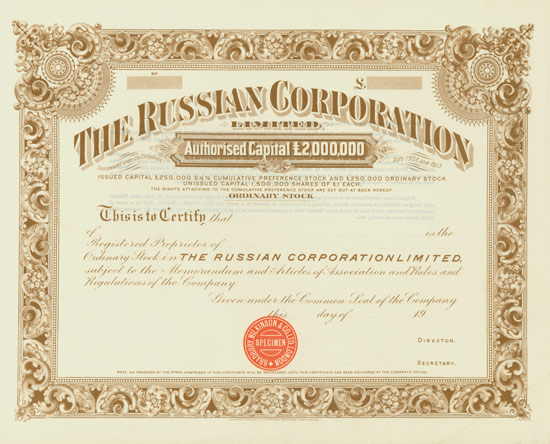 Russian Corporation Limited