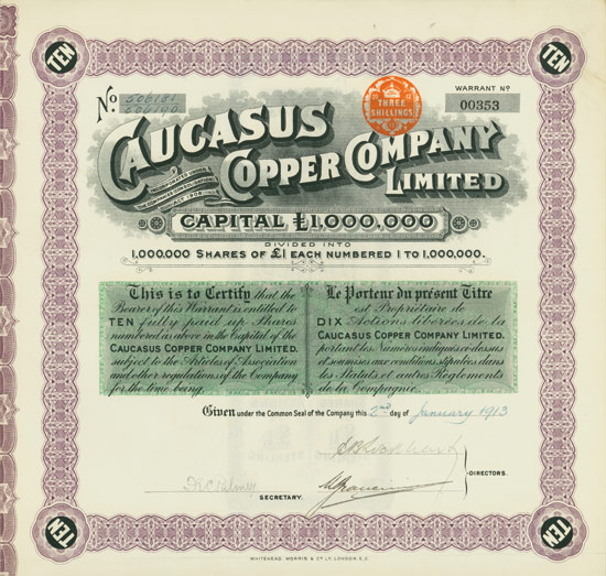 Caucasus Copper Company Limited