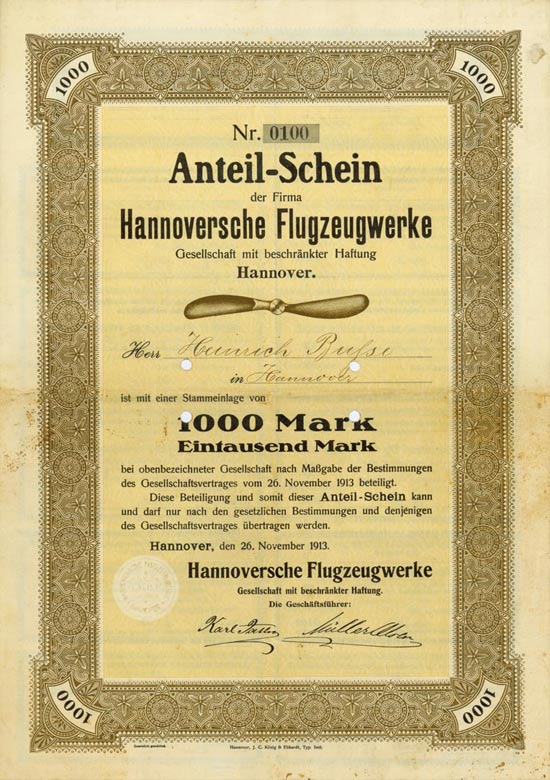 Hannoversche Flugzeugwerke GmbH