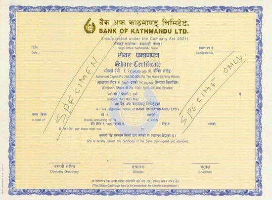 Bank of Kathmandu Ltd. 