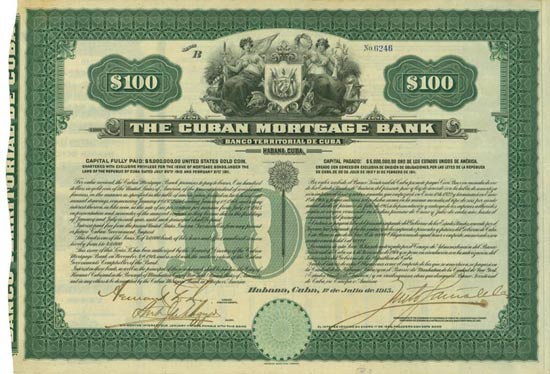 Cuban Mortgage Bank / Banco Territorial de Cuba