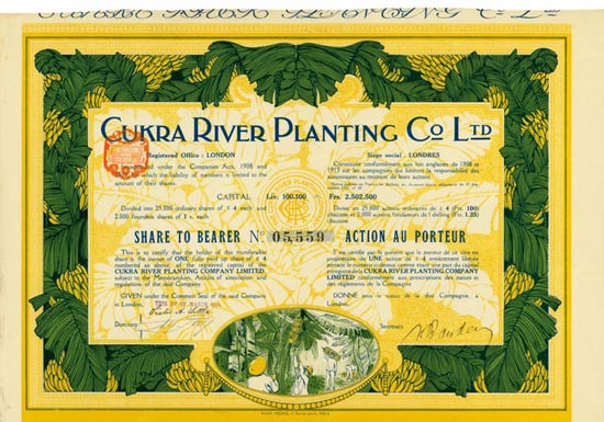 Cukra River Planting Company