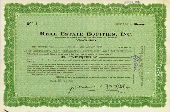 Real Estate Equities, Inc.