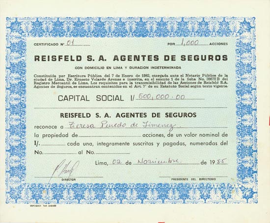 Reisfeld S. A. Agentes de Seguros