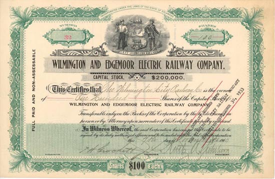 Wilmington and Edgemoor Electric Railway Company
