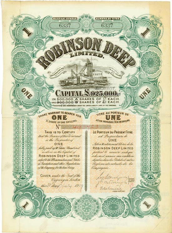 Robinson Deep Limited