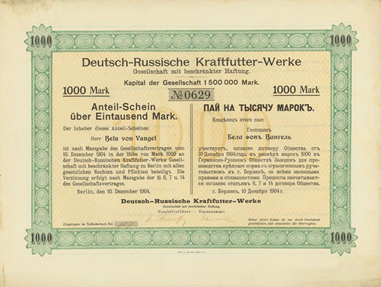 Deutsch-Russische Kraftfutter-Werke