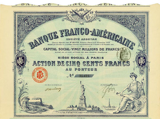 Banque Franco-Américaine Société Anonyme