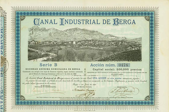 Canal Industrial de Berga