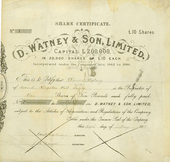 D. Watney & Son, Limited