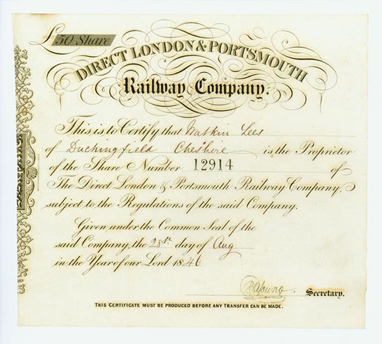 Direct London & Portsmouth Railway Company