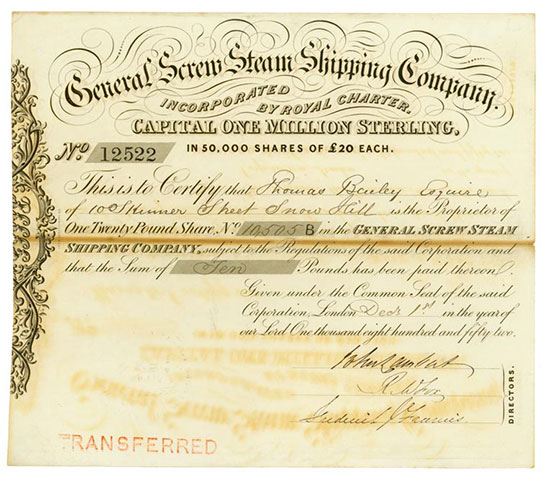 General Screw Steam Shipping Company