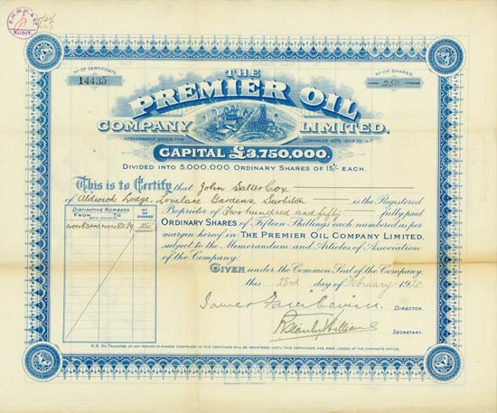 Premier Oil Company Limited