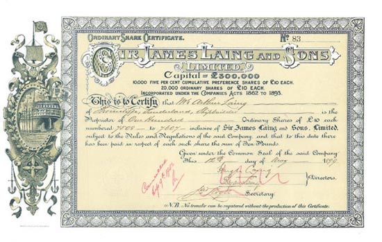 Sir James Laing & Sons Limited