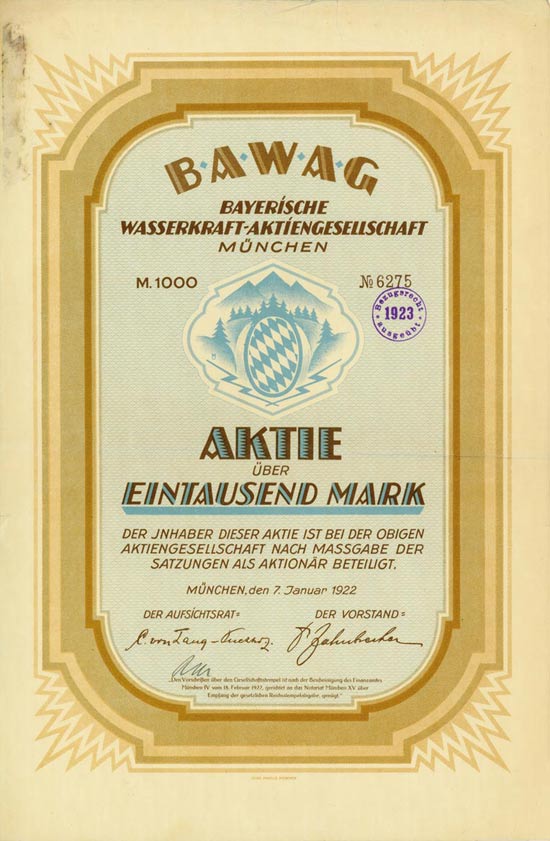 BAWAG Bayerische Wasserkraft-AG