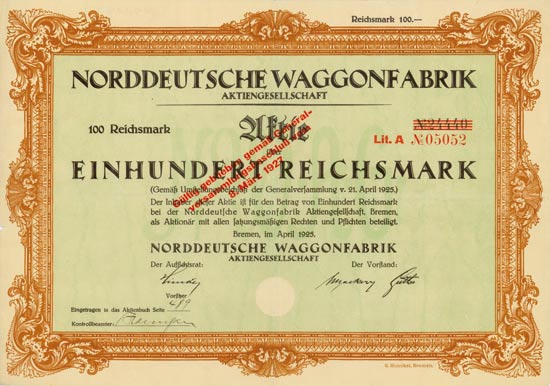 Norddeutsche Waggonfabrik AG