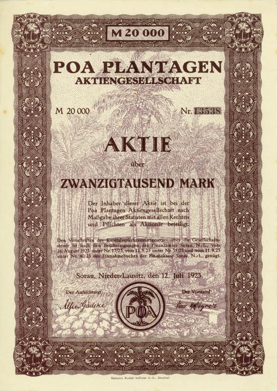 POA Plantagen AG [Mulitauktion 2]