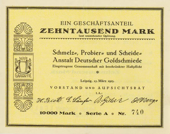 Schmelz-, Probier- und Scheide-Anstalt Deutscher Goldschmiede eGmbH