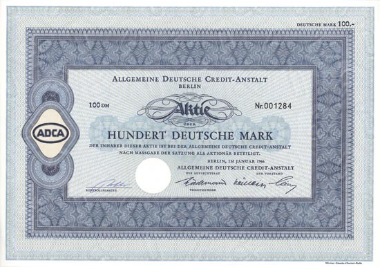 Allgemeine Deutsche Credit-Anstalt
