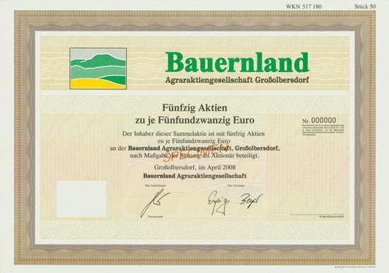 Bauernland Agraraktiengesellschaft Großolbersdorf
