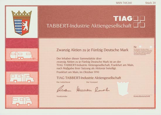 TIAG TABBERT-Industrie AG