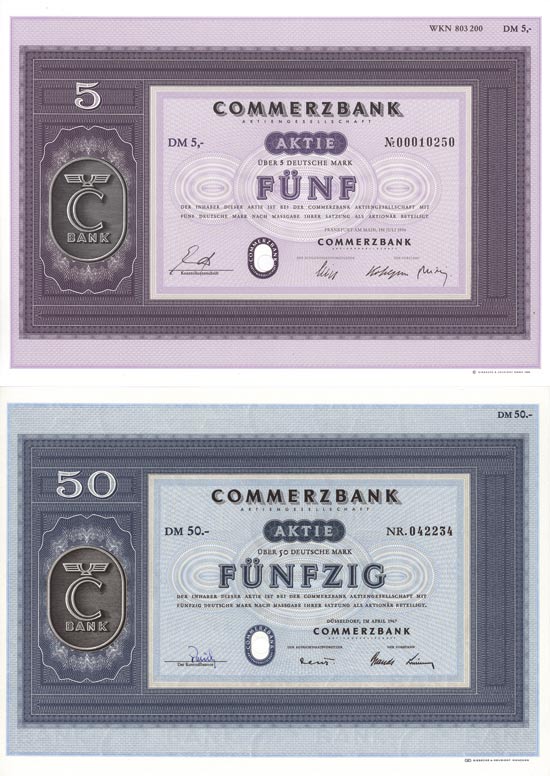 Commerzbank AG [7 Stück]