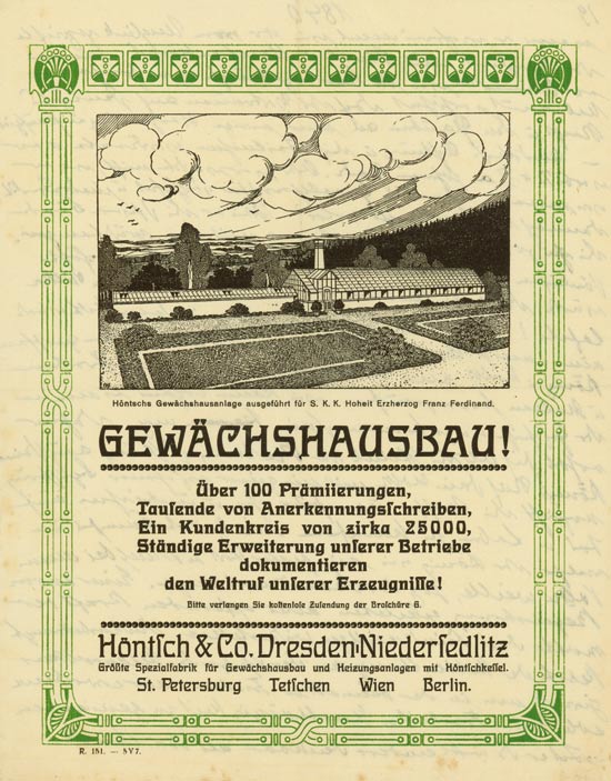 Höntsch & Co. - Gewächshausbau
