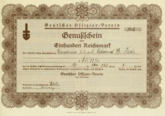 Deutscher Offizier-Verein [Multiauktion 5]