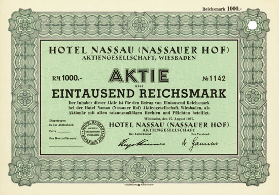 Hotel Nassau (Nassauer Hof) AG
