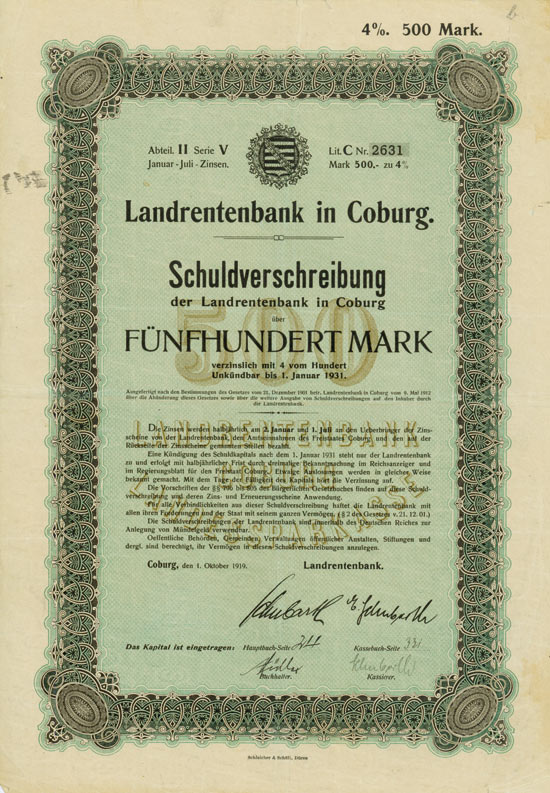 Landesrentenbank in Coburg