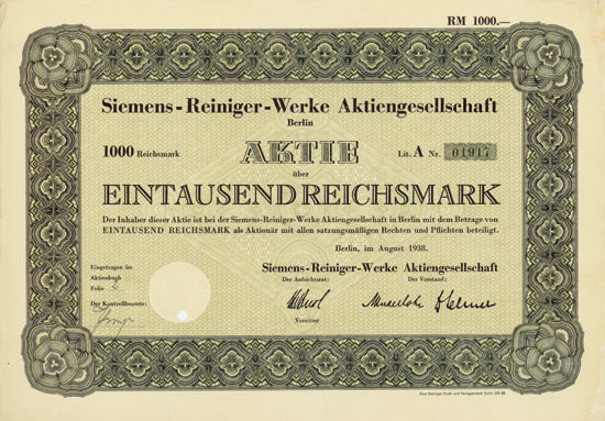 Siemens-Reiniger-Werke AG