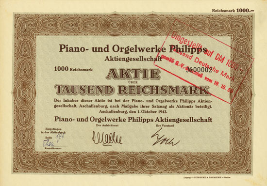 Piano- und Orgelwerke Philipps AG