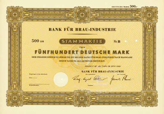 Bank für Brau-Industrie